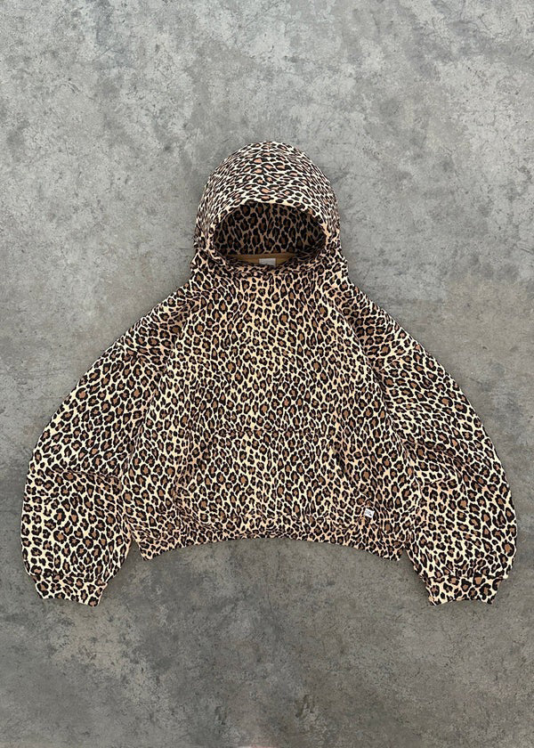 Noémie | Leopardmønstret hettegenser
