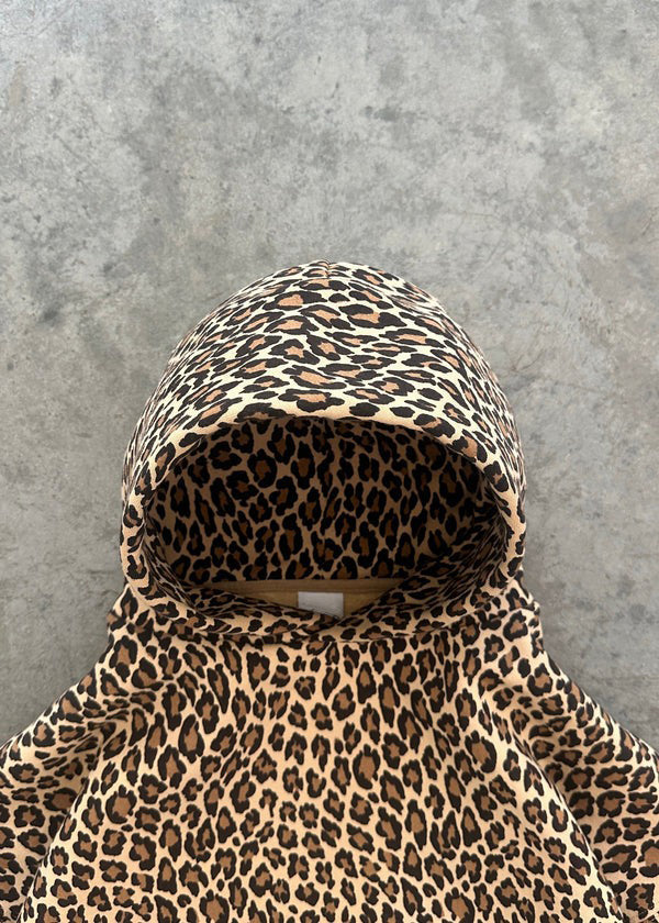 Noémie | Leopardmønstret hettegenser