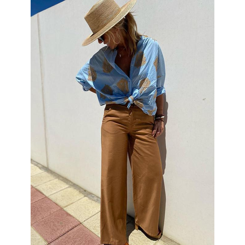 Majken | Trykt bluse
