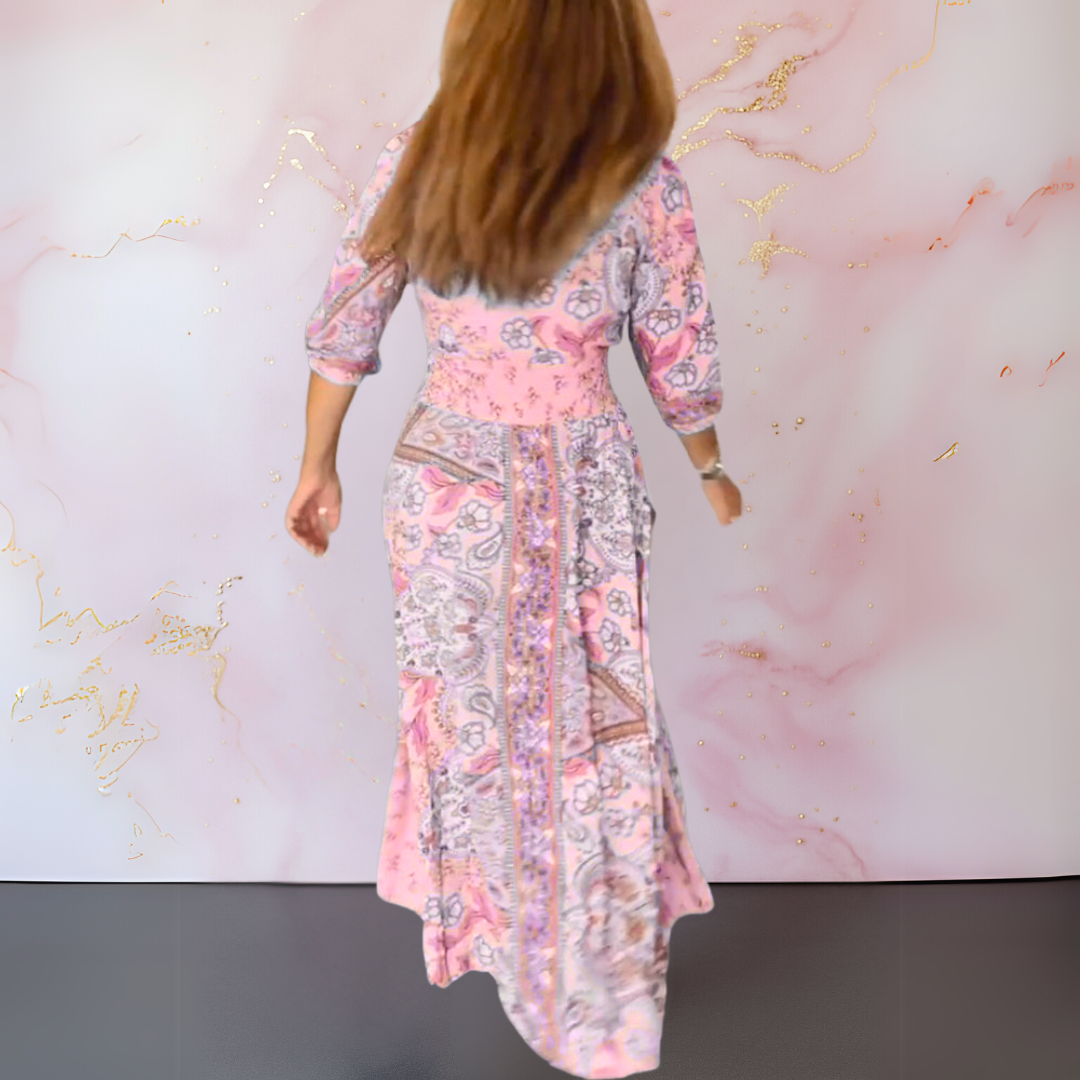Alvhild | Elegant sommerkjole med V-hals