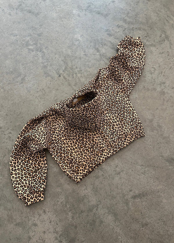 Noémie | Leopardmønstret hettegenser