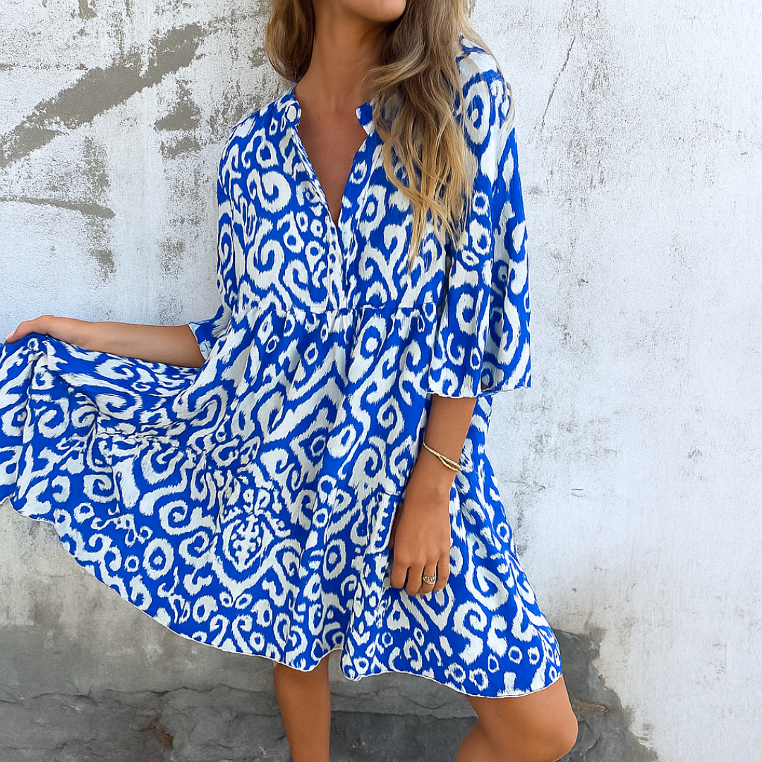 Kaia | Elegant kjole med V-hals