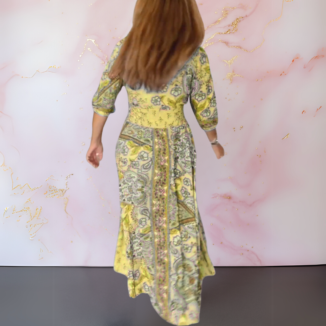 Alvhild | Elegant sommerkjole med V-hals
