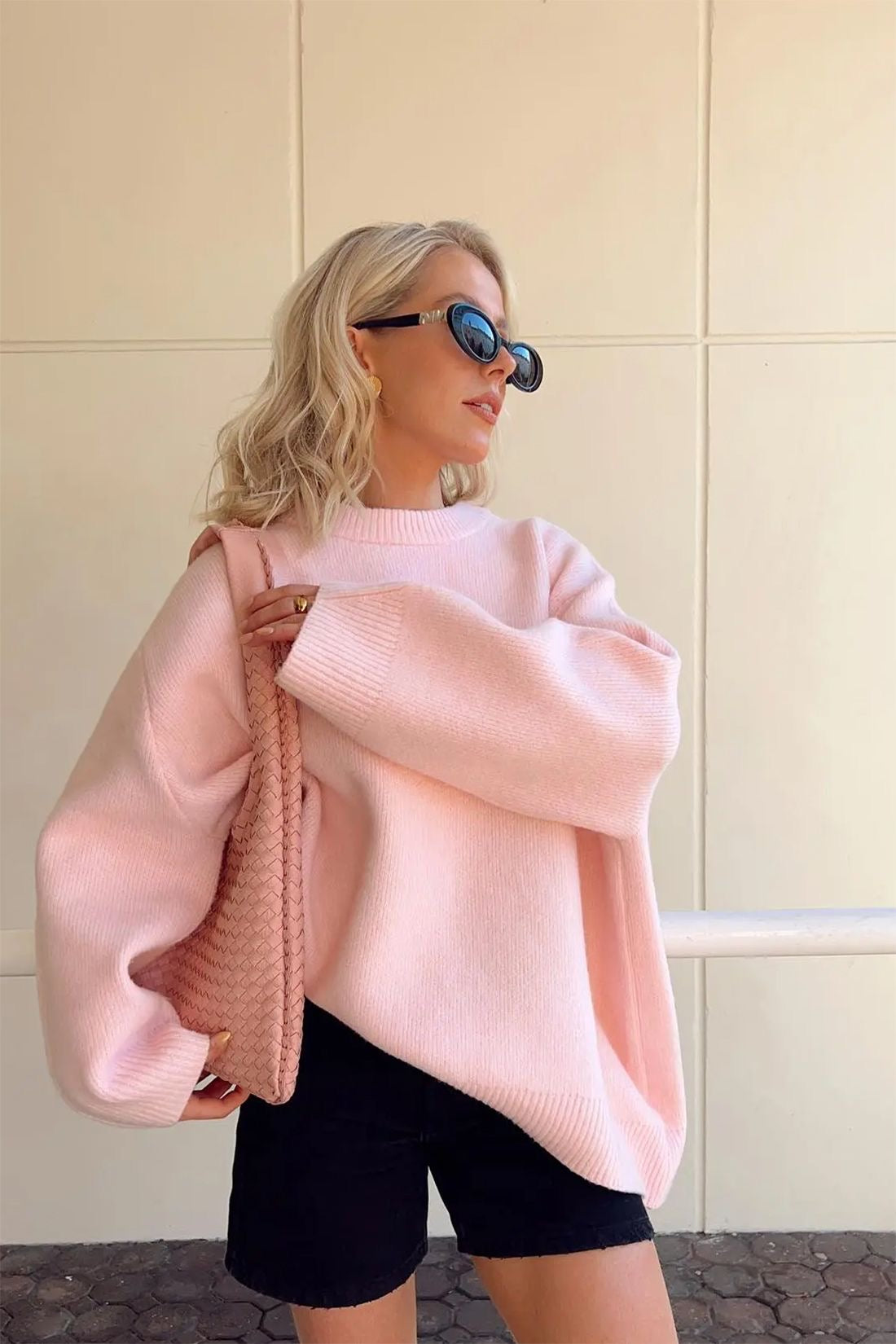 Bérénice | Rosa oversized genser