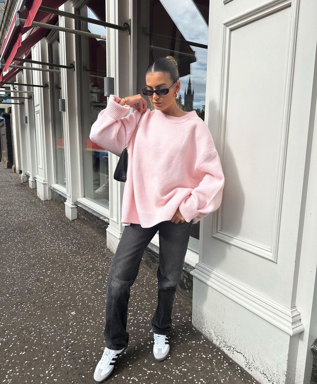 Bérénice | Rosa oversized genser