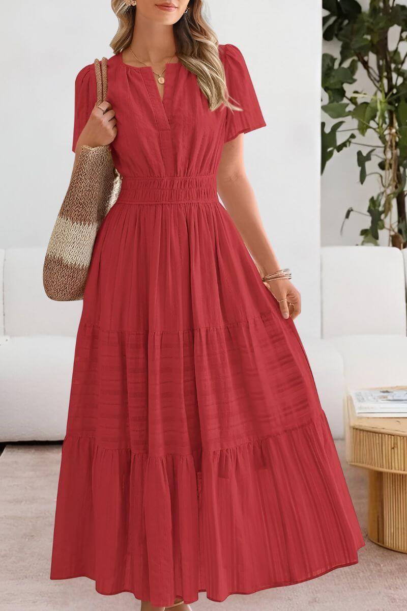 Irene™ | Elegant Boho Sommerkjole i Maxilengde
