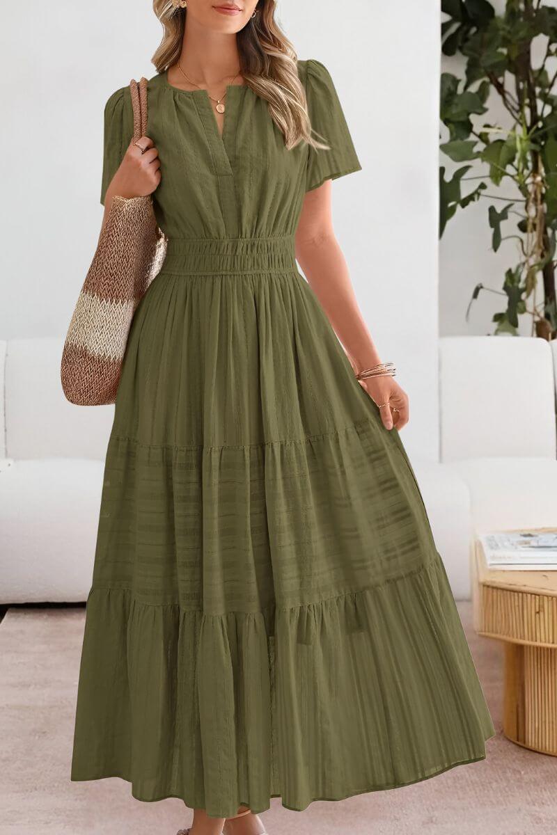 Irene™ | Elegant Boho Sommerkjole i Maxilengde