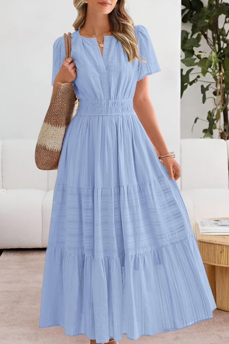 Irene™ | Elegant Boho Sommerkjole i Maxilengde