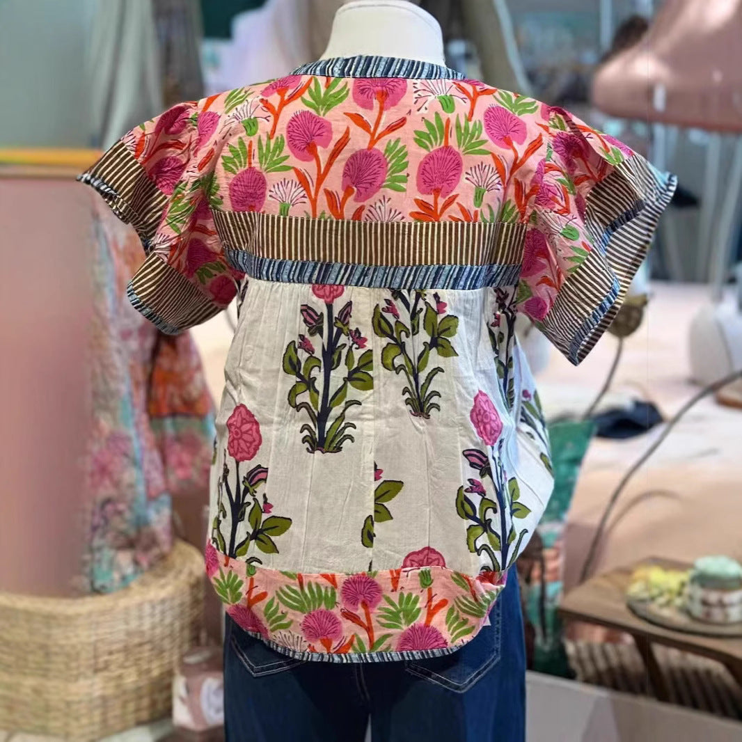 Uriella | Brodert Boho Bluse
