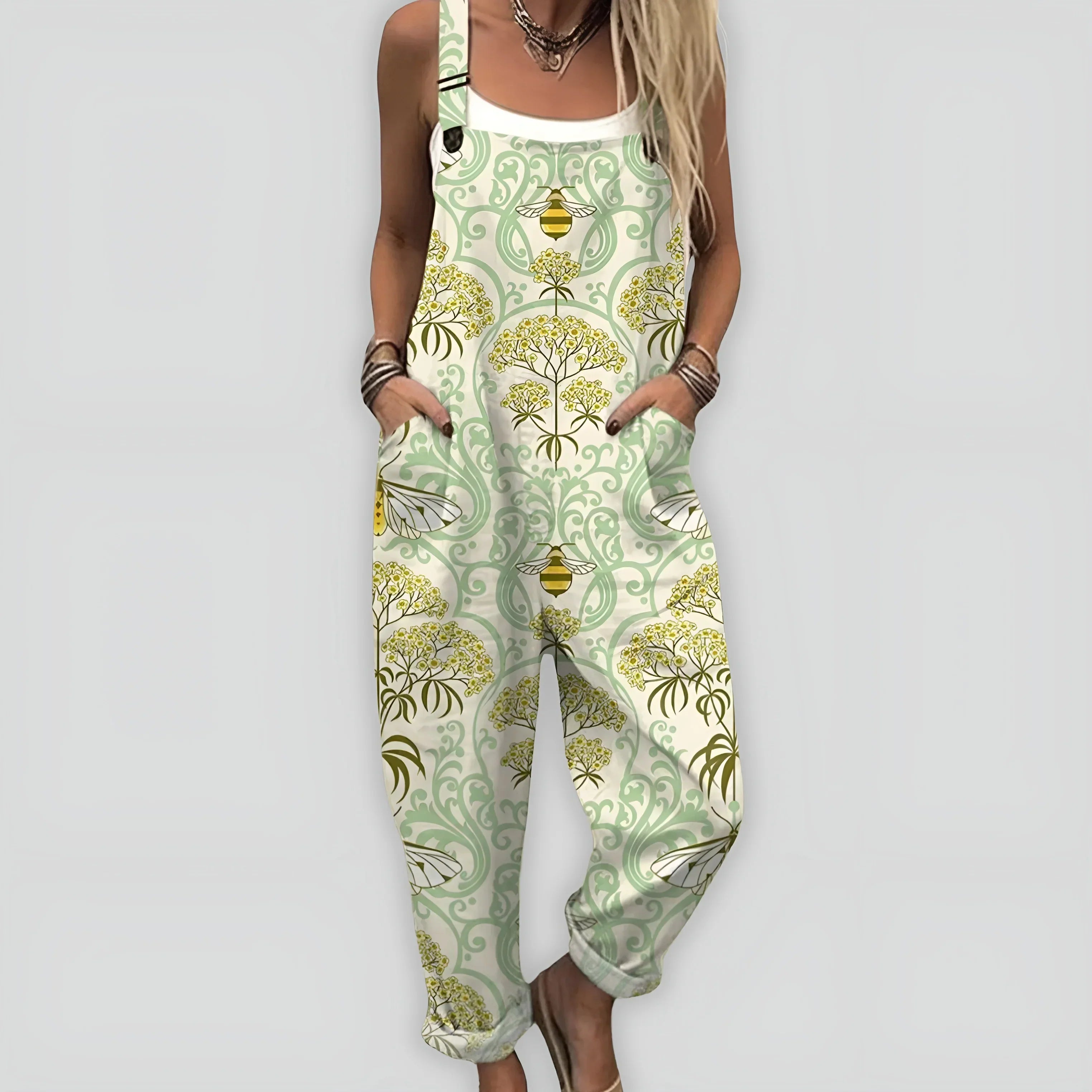 Anja™ - Komfortabel og Stilig Jumpsuit med Løs Passform