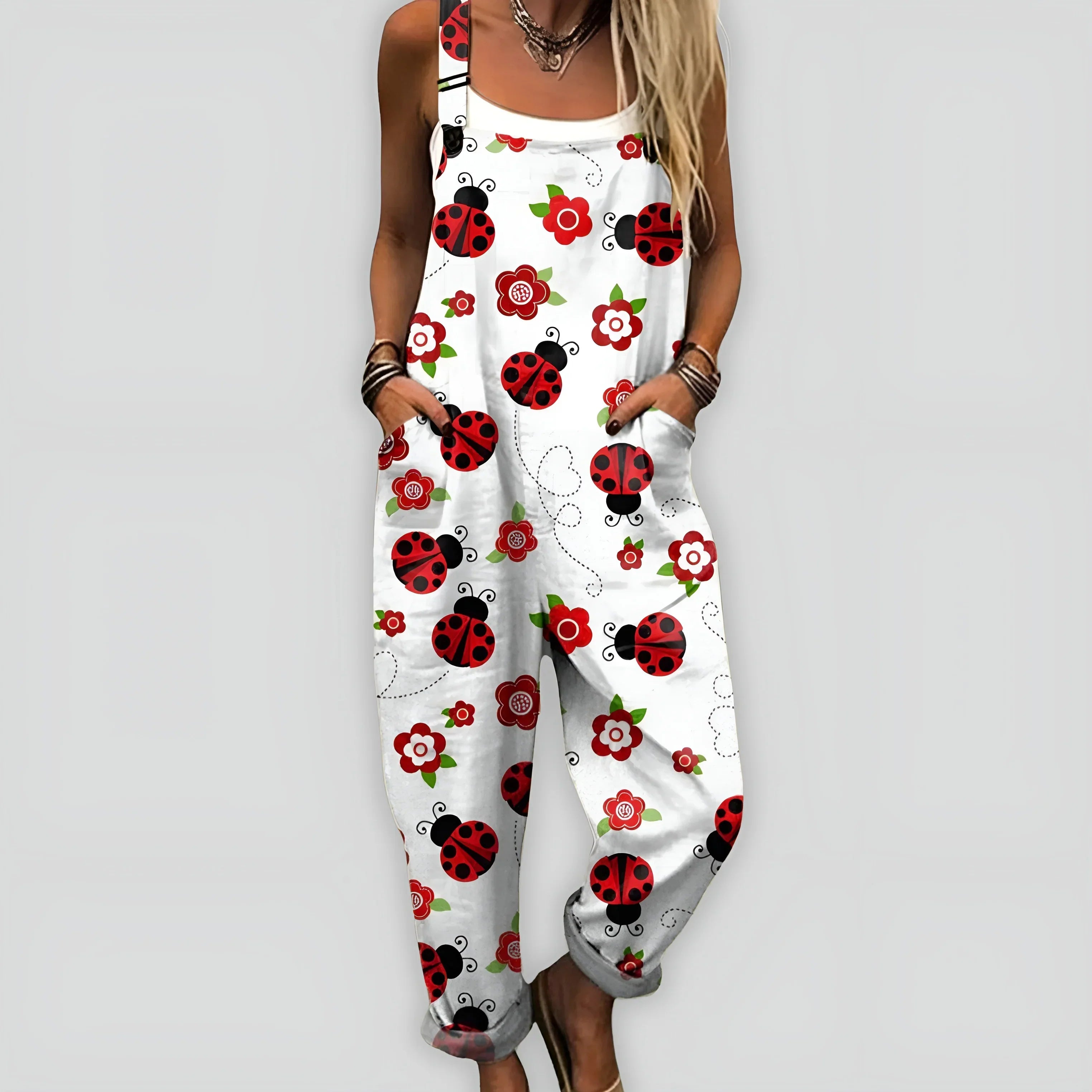 Anja™ - Komfortabel og Stilig Jumpsuit med Løs Passform