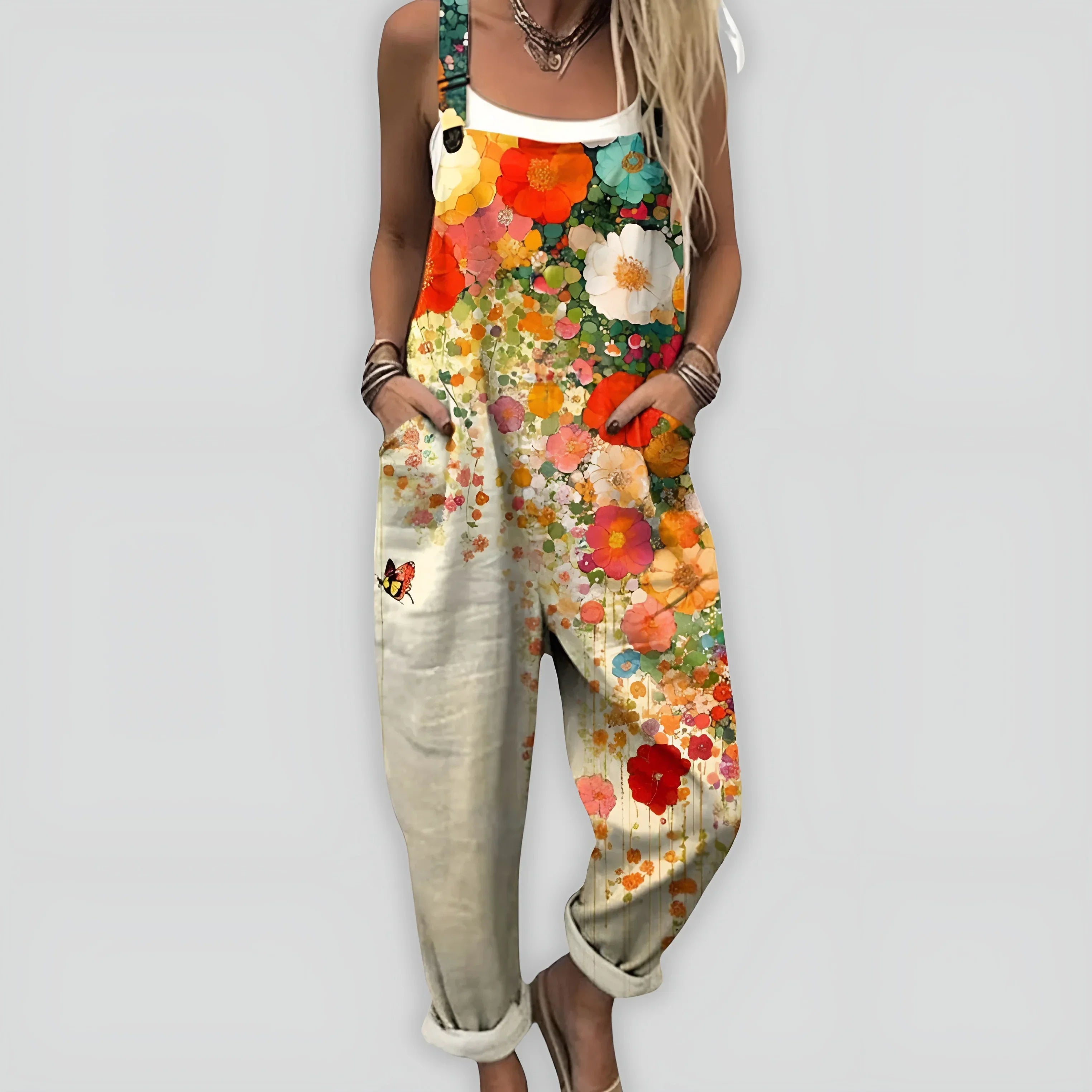 Anja™ - Komfortabel og Stilig Jumpsuit med Løs Passform