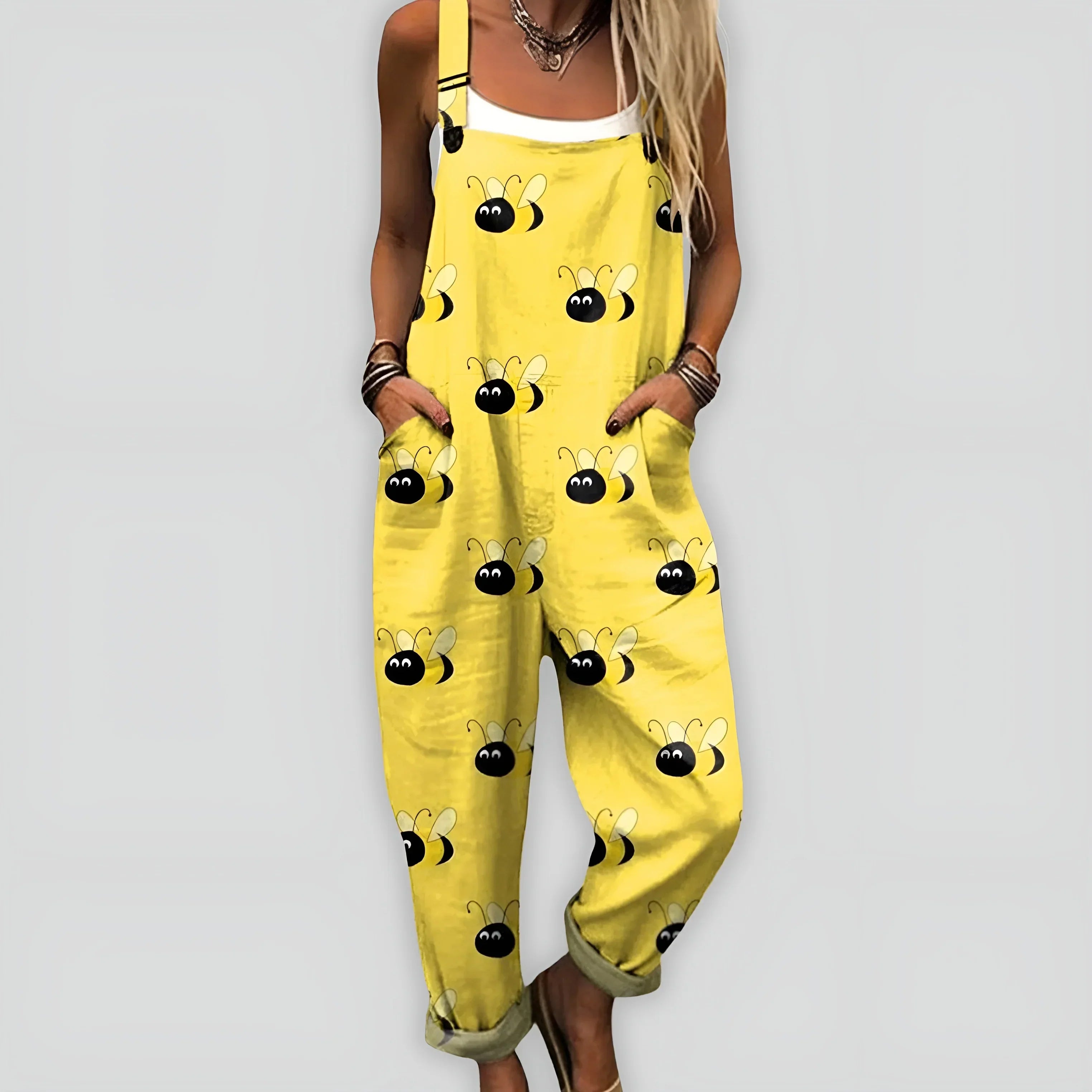Anja™ - Komfortabel og Stilig Jumpsuit med Løs Passform