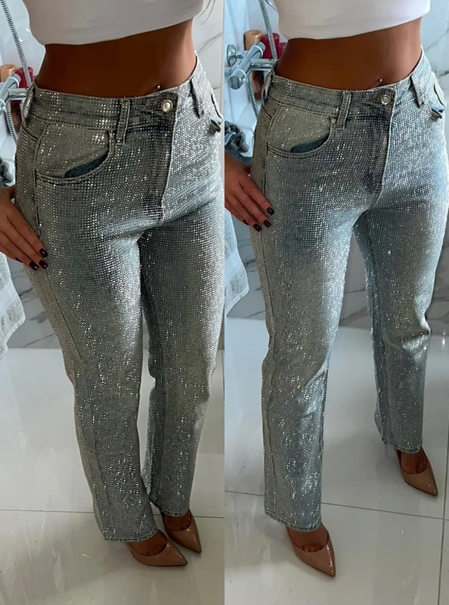 Quitterie - Glitrende og elegant jeans