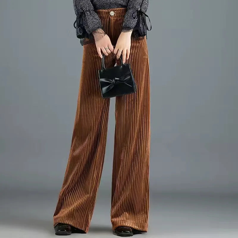 Ophélina - Elegant cordfløyelsbukse