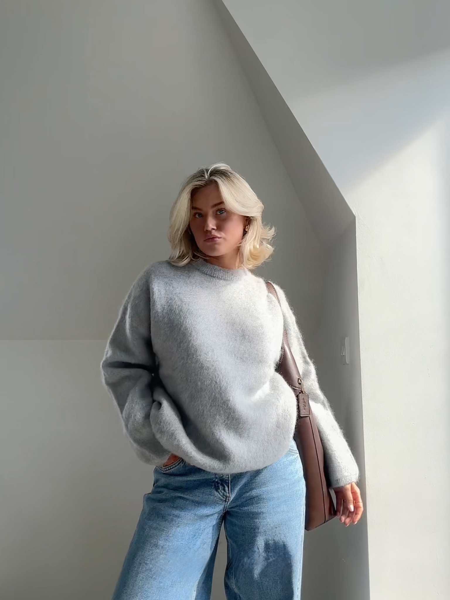 Élise | Rundhalset Genser i Mohair