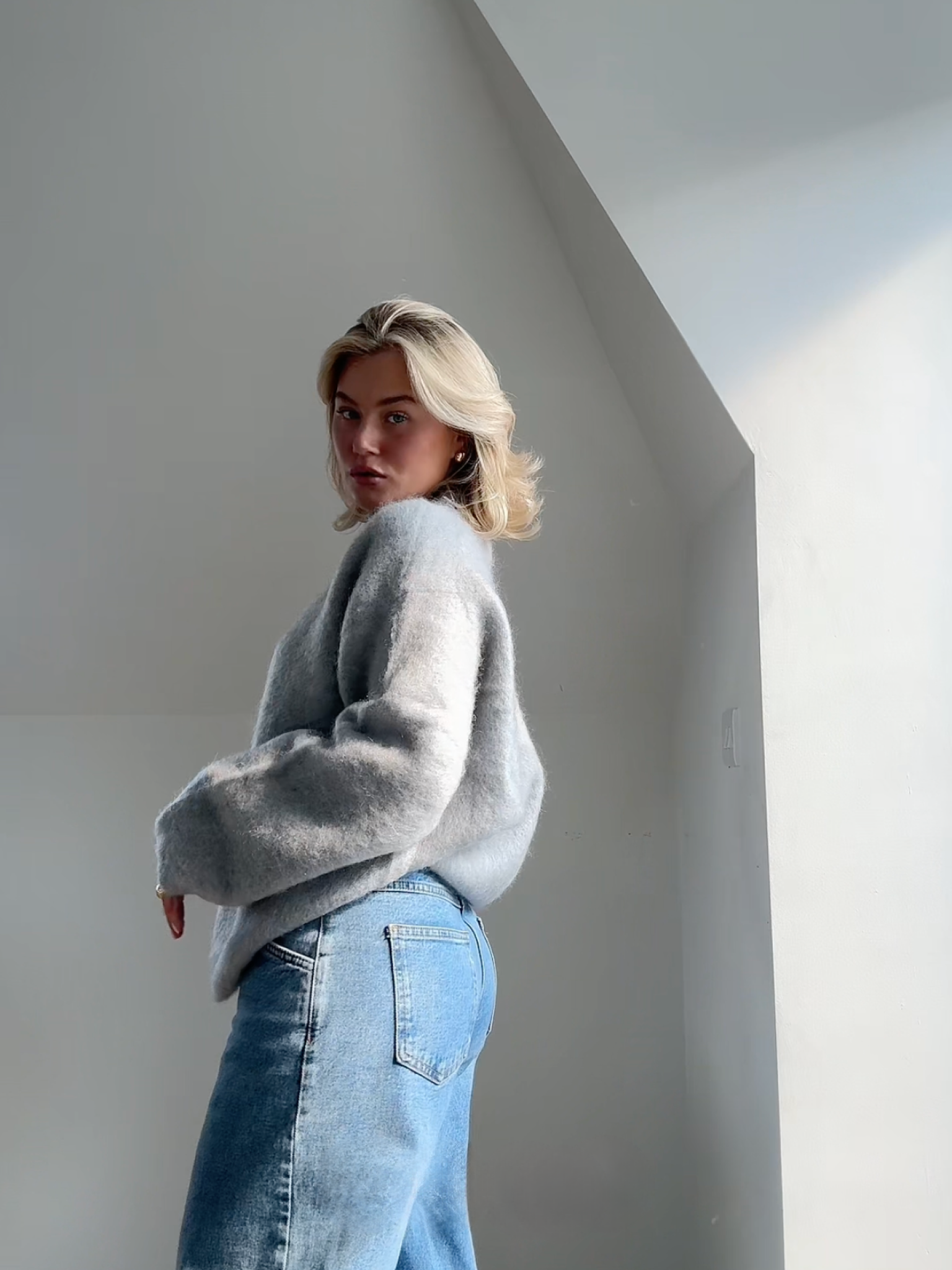 Élise | Rundhalset Genser i Mohair