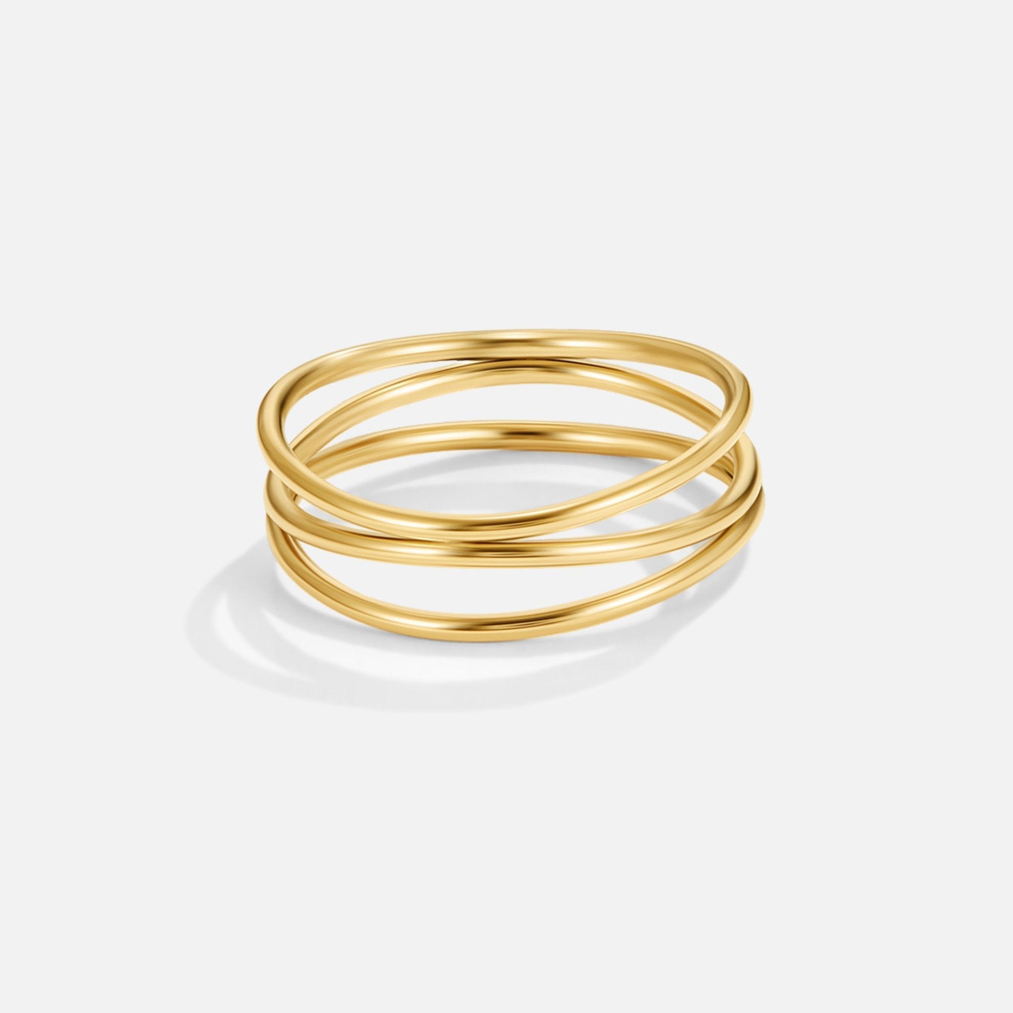 Infinity Loop – Gullring med evighetssymbol