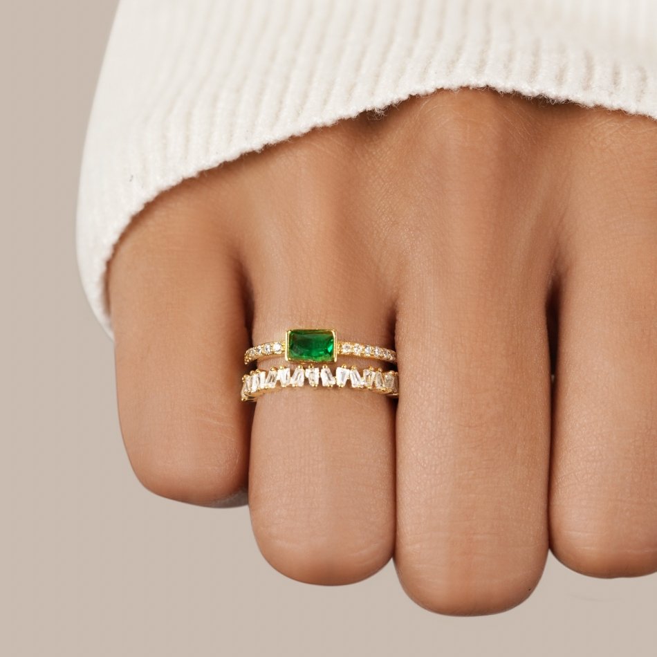 Bliss | Ring med lagdelt krystalldesign