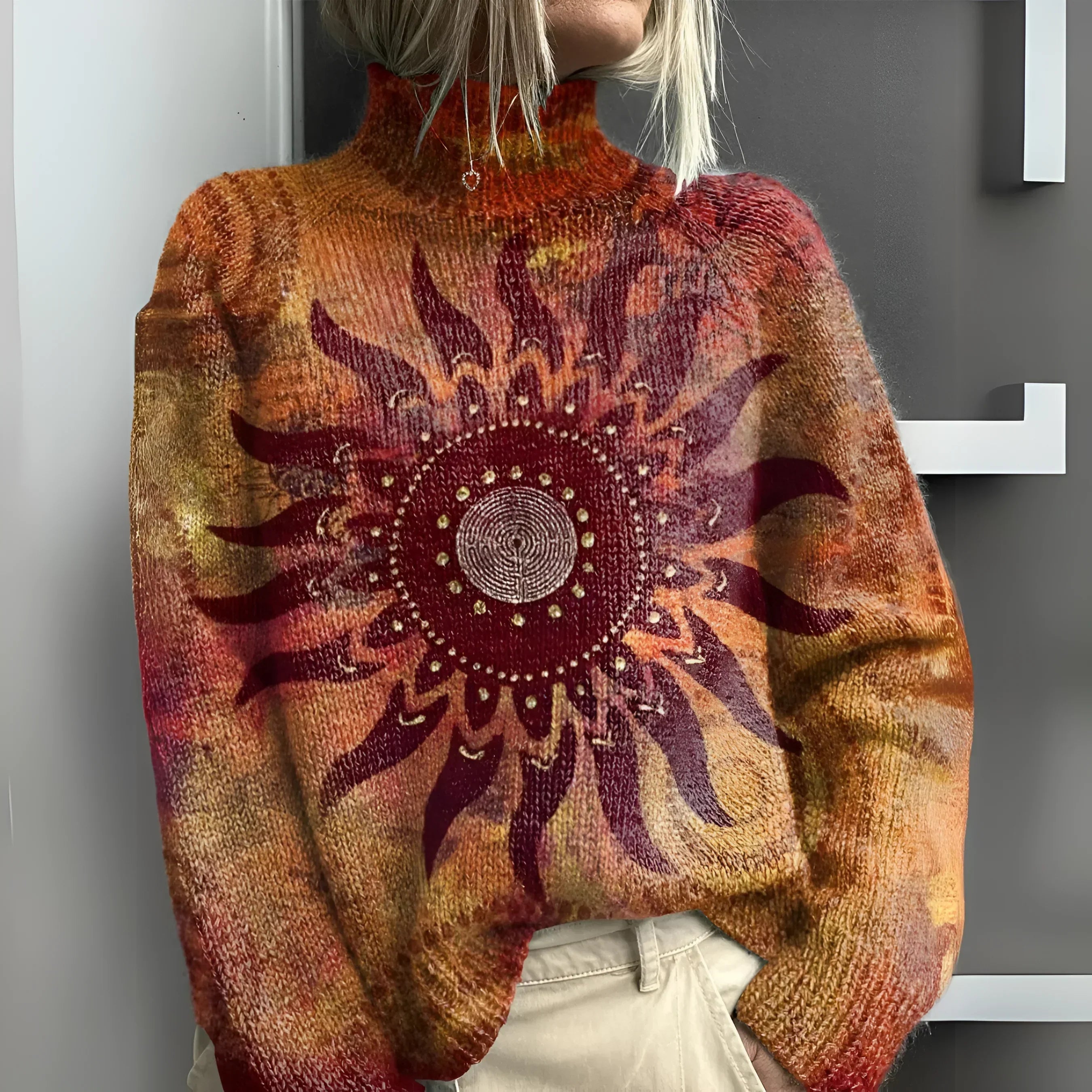 Jovie | Varm Strikket Turtleneck