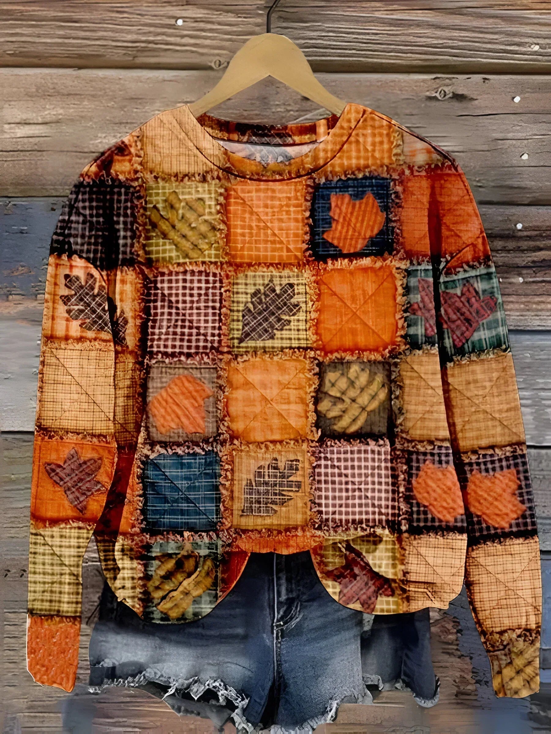 Evelien | Myk Patchwork-Genser