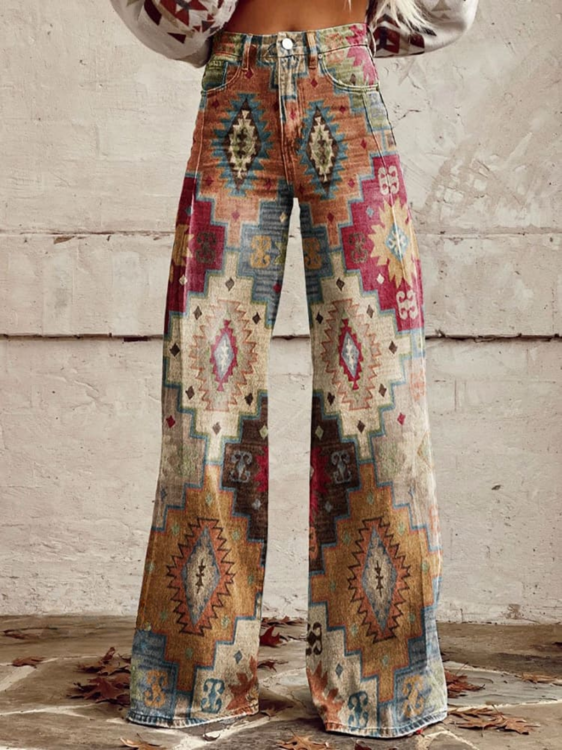 Aldina | Baggy Boho Vintage Bukse