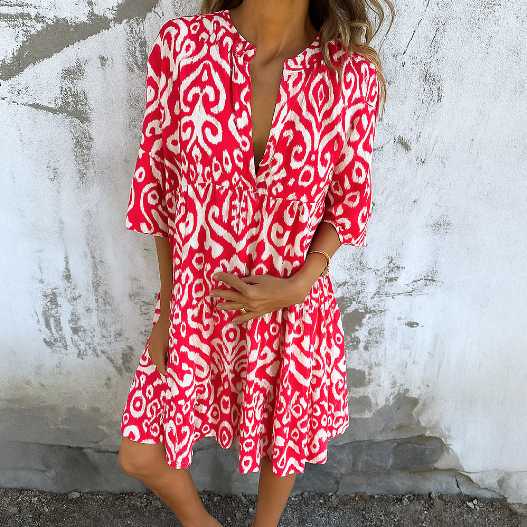 Kaia | Elegant kjole med V-hals