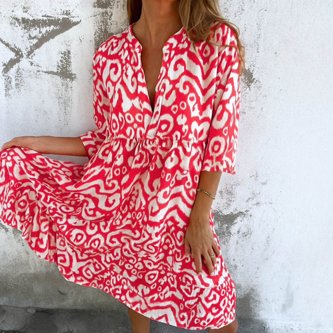 Kaia | Elegant kjole med V-hals