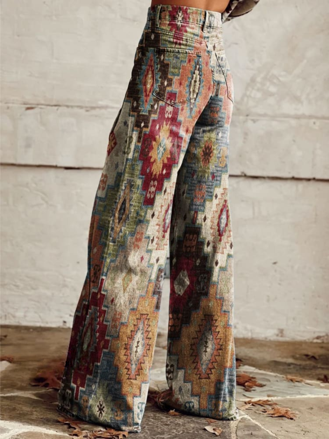 Aldina | Baggy Boho Vintage Bukse