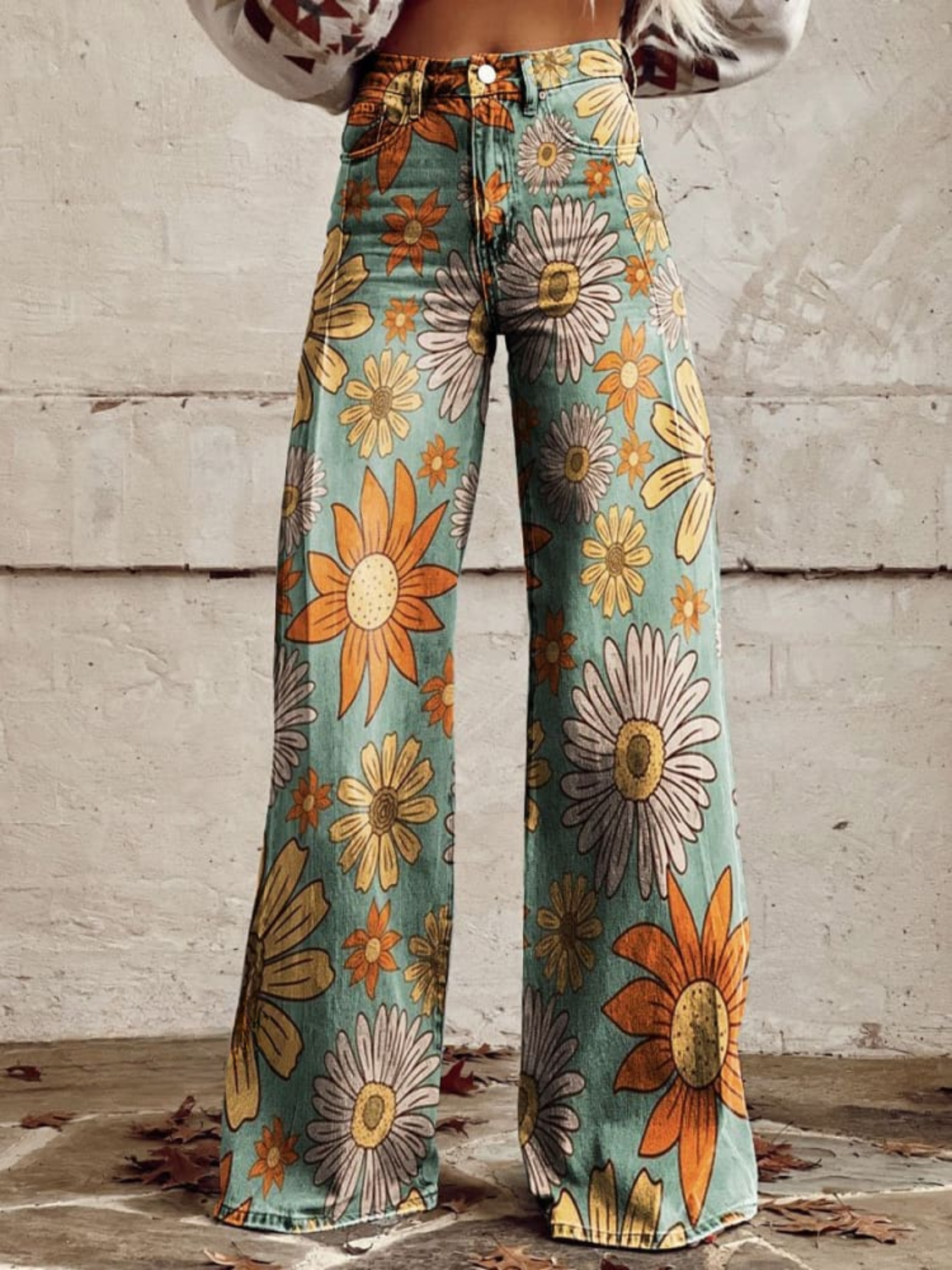 Cirilla | Vintage Blomsterbukse