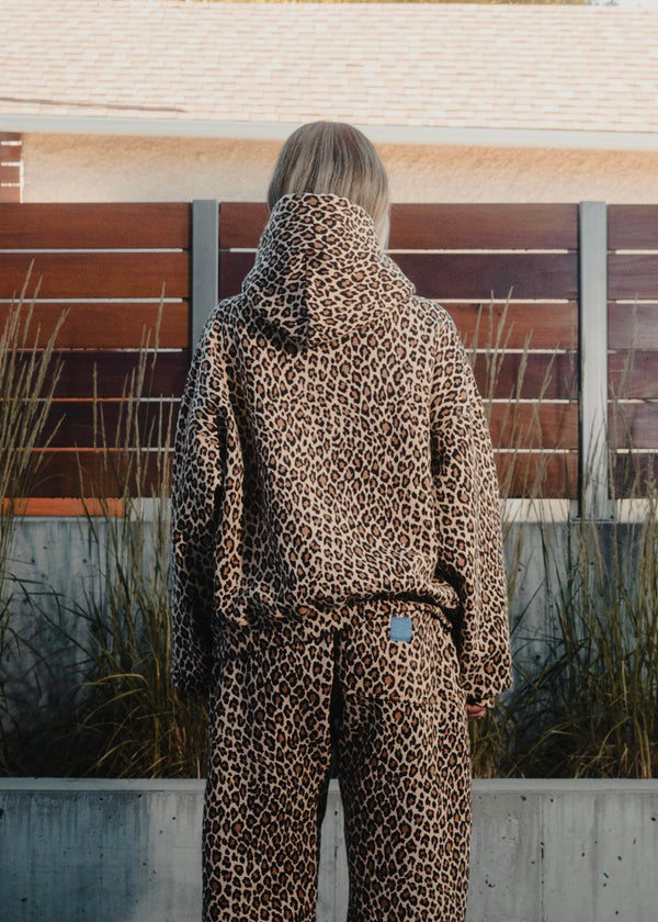Noémie | Leopardmønstret hettegenser