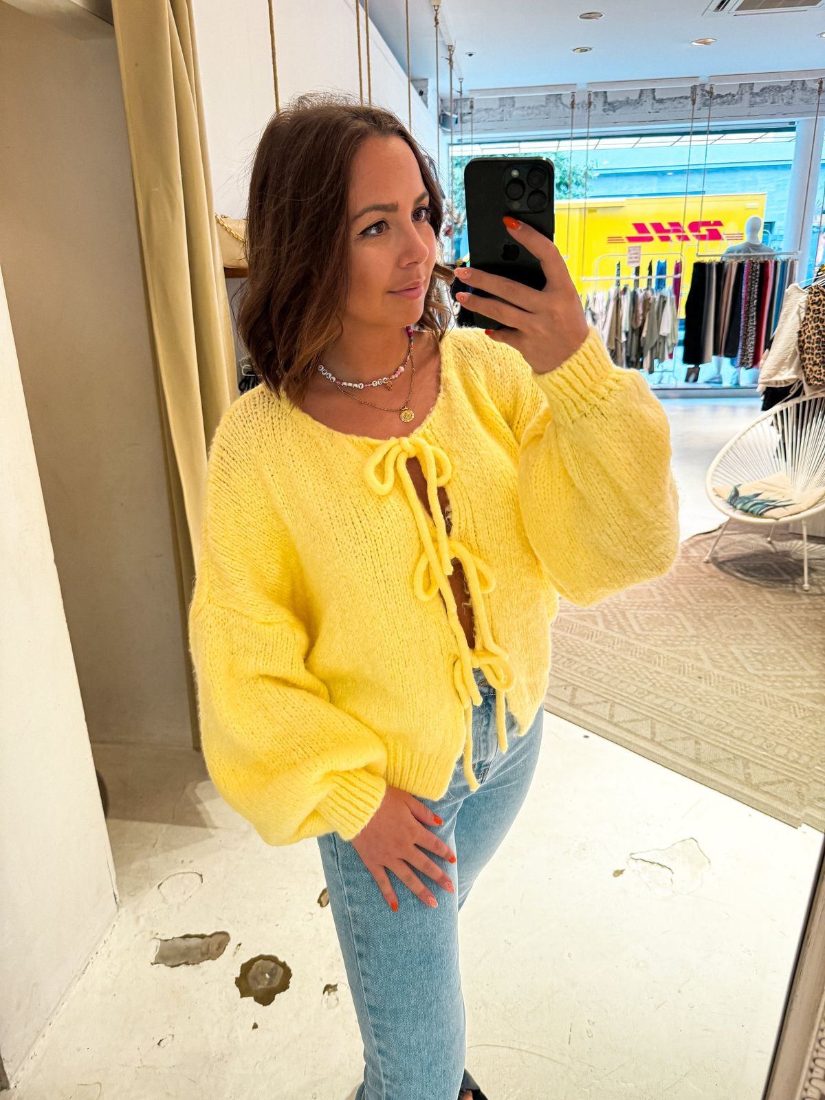 Manon | Cardigan med Sløyfedetaljer