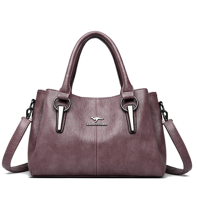 Alana™ | Crossbody i mykt skinn