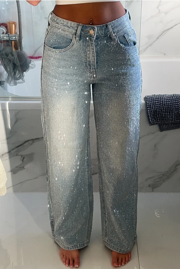 Quitterie - Glitrende og elegant jeans