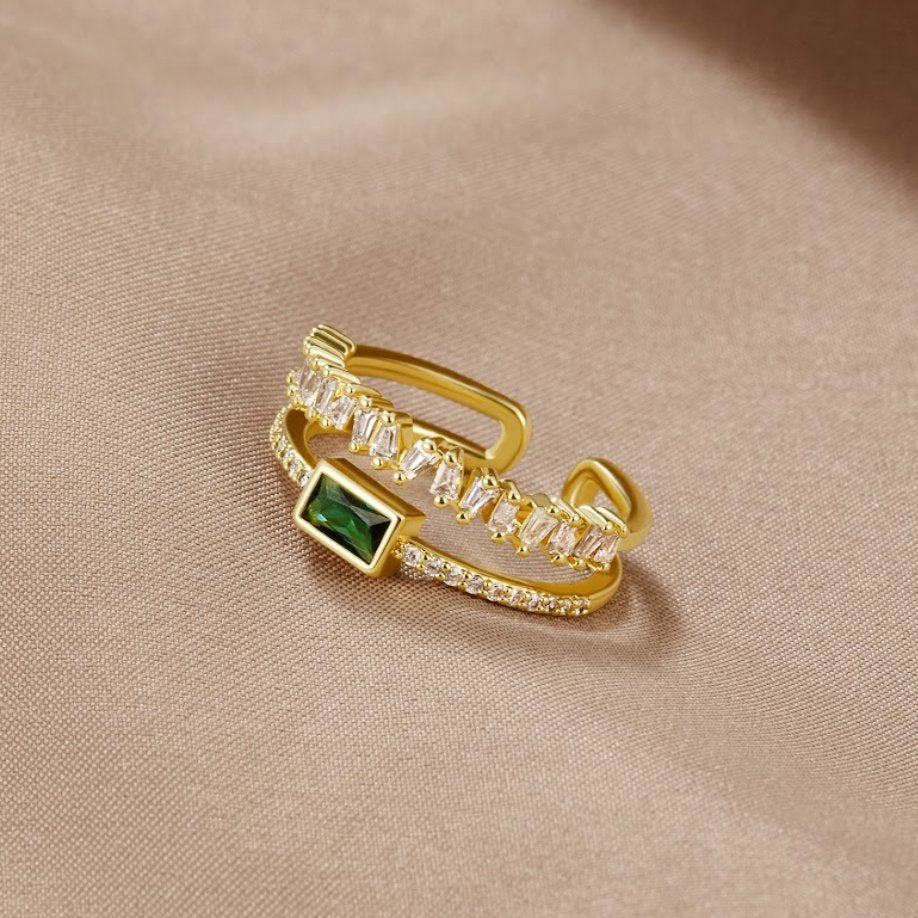 Bliss | Ring med lagdelt krystall­design